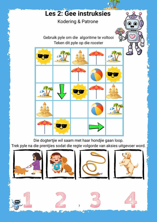 Gr 1 E-Book Werkboek -  Kodering & Robotika