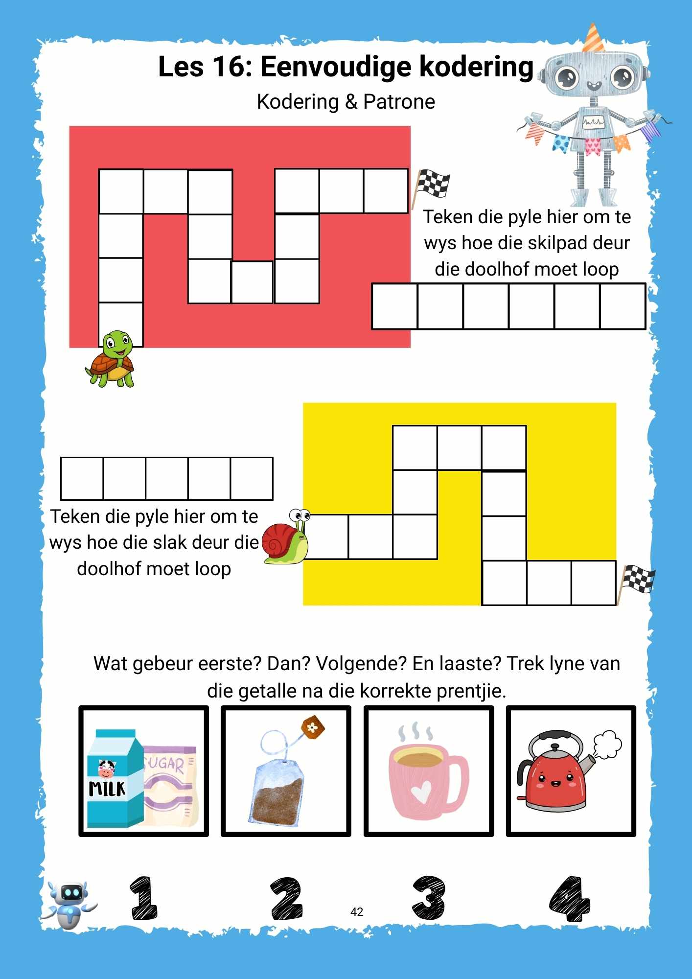 Gr 1 Werkboek -  Kodering & Robotika