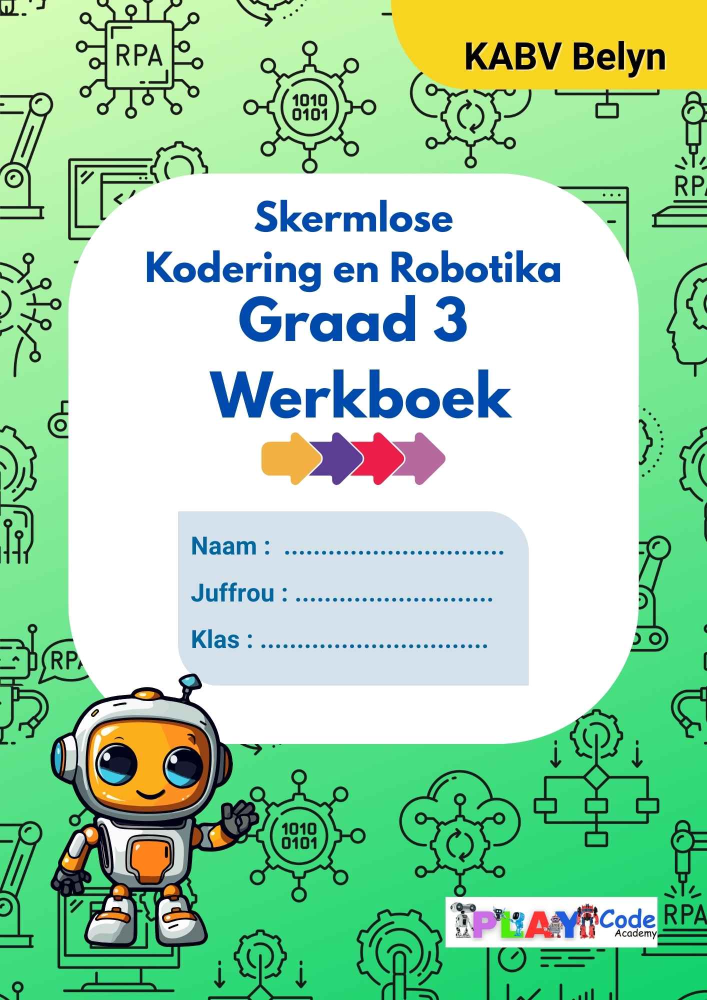 Gr 3 E-Book Werkboek - Kodering & Robotika