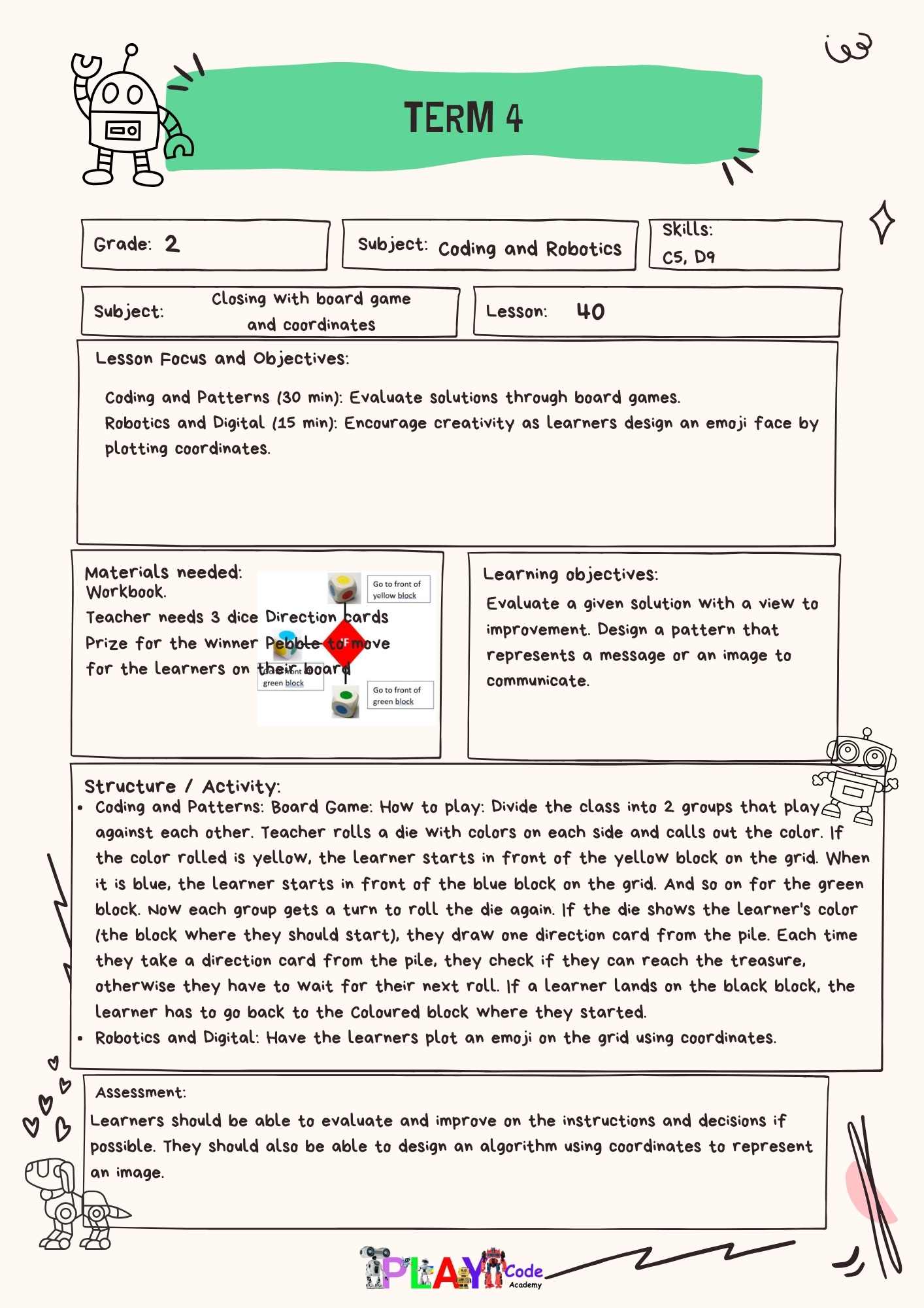 Gr 2 E-Book Lesson plans for Workbook