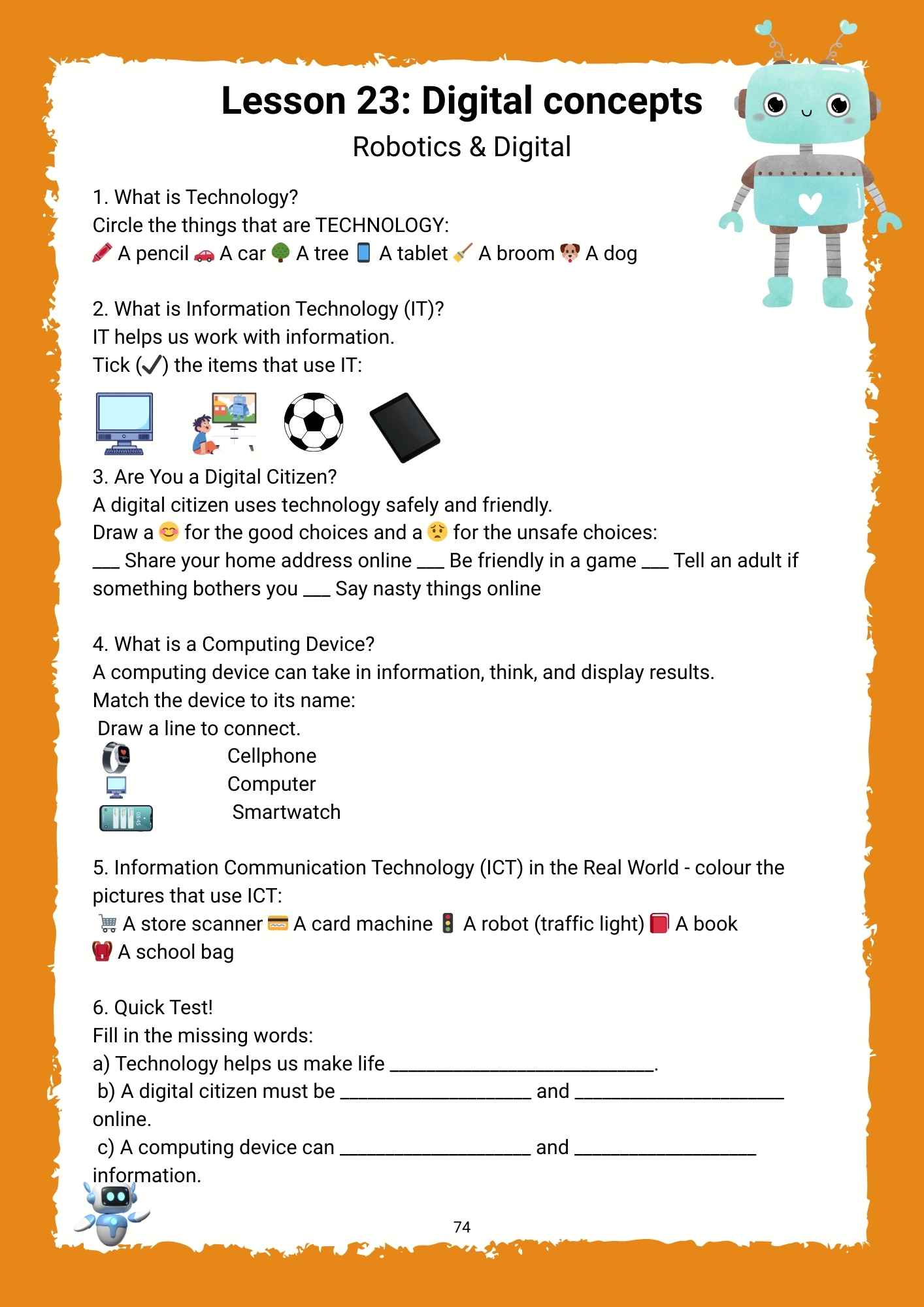 Gr 2 Workbook - Coding & Robotics